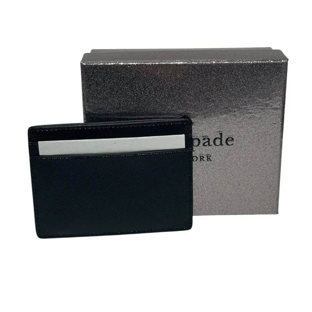 Kate Spade Kenzie Boxed Small Card holder Black